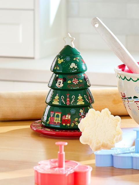 Mickey and Minnie Mouse Christmas Tree Stacking Measuring Cup Set