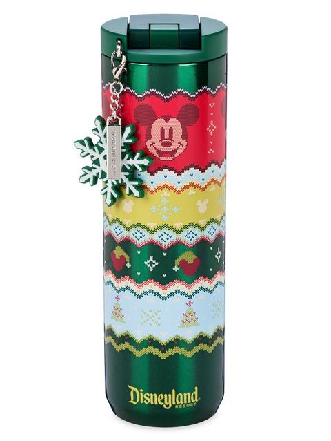 Mickey Mouse Holiday Stainless Steel Starbucks® Travel Tumbler – Disneyland