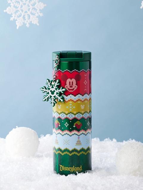 Mickey Mouse Holiday Stainless Steel Starbucks® Travel Tumbler – Disneyland