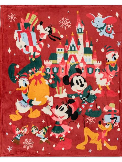 Mickey Mouse and Friends Holiday Throw