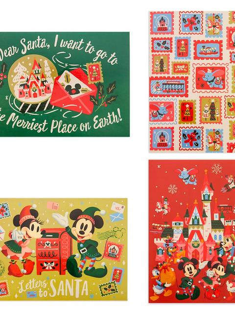 Mickey Mouse and Friends Holiday Greeting Cards Set