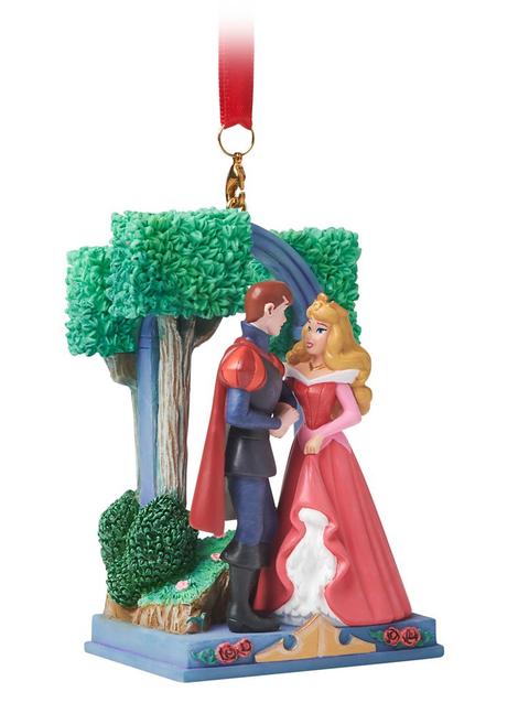 Aurora and Phillip Sketchbook Ornament – Sleeping Beauty – Pink