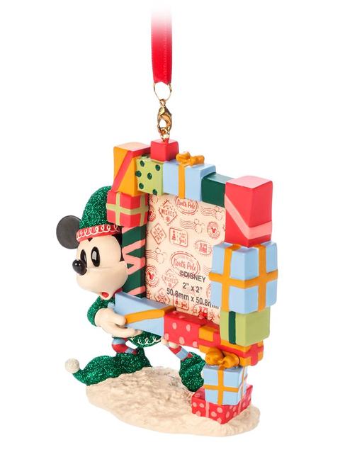 Mickey Mouse Holiday Photo Frame Sketchbook Ornament