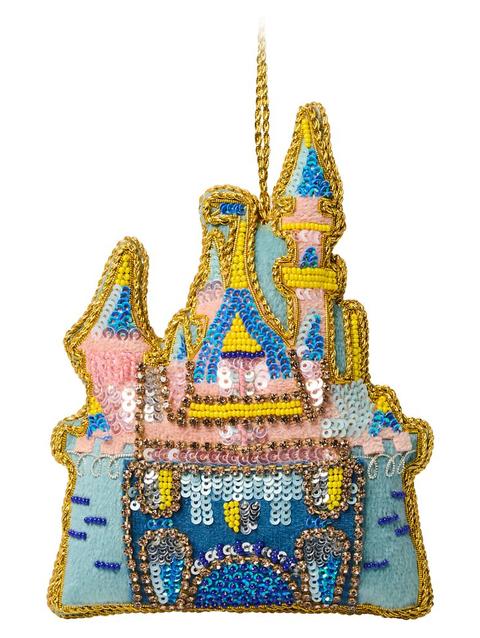 Sleeping Beauty Castle Beaded Ornament – Disneyland