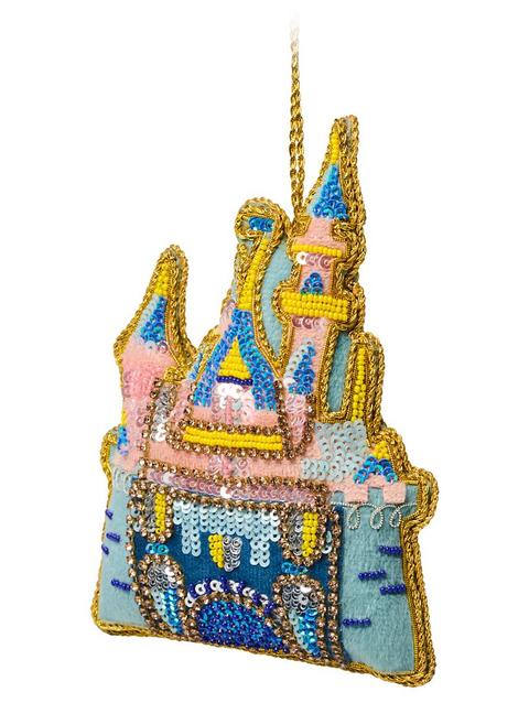 Sleeping Beauty Castle Beaded Ornament – Disneyland