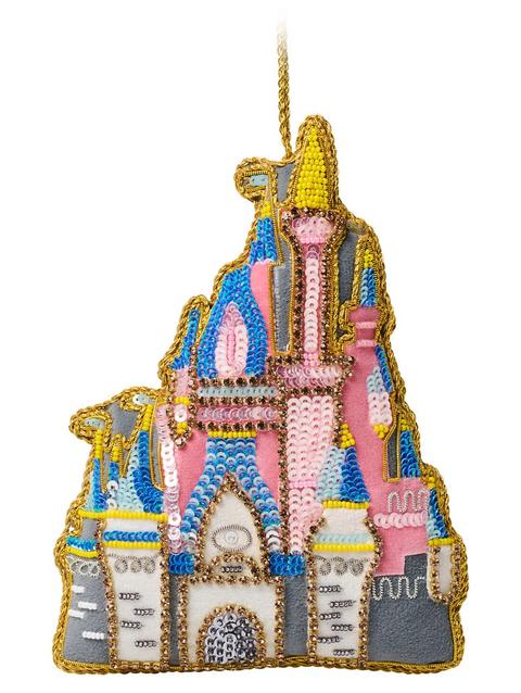 Cinderella Castle Beaded Ornament – Walt Disney World