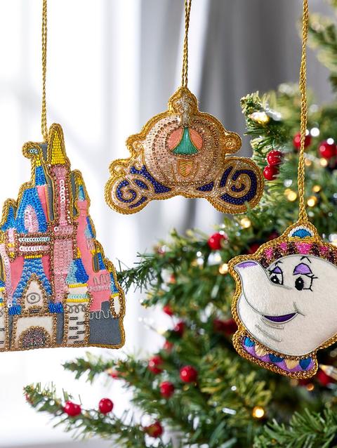 Cinderella Castle Beaded Ornament – Walt Disney World