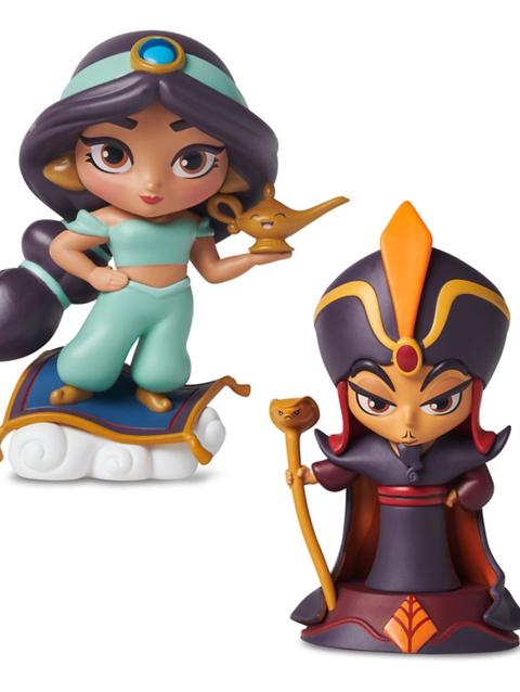 Jasmine and Jafar Vinyl Figurine Set by Stacey Aoyama – Disney Designer Showcase – Aladdin – D23: The Ultimate Disney Fan Event