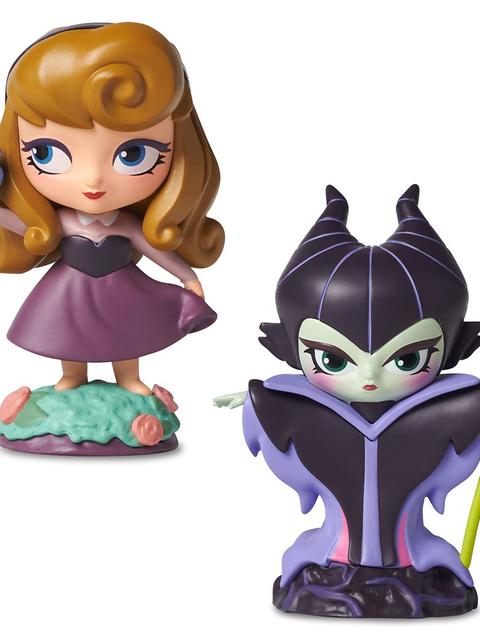 Briar Rose and Maleficent Vinyl Figurine Set by Stacey Aoyama – Disney Designer Showcase – Sleeping Beauty – D23: The Ultimate Disney Fan Event