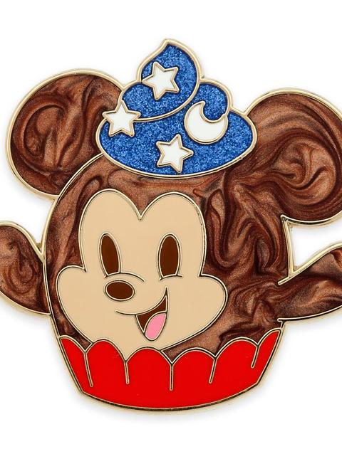 Sorcerer Mickey Mouse Chocolate Mousse Cupcake Disney Munchlings Pin – Fantasia – Limited Edition