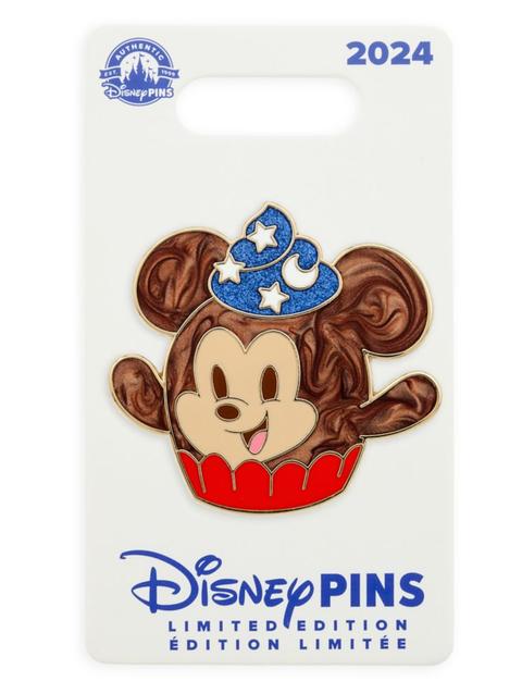 Sorcerer Mickey Mouse Chocolate Mousse Cupcake Disney Munchlings Pin – Fantasia – Limited Edition