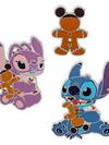 Stitch Attacks Snacks Pin Set – Gingerbread – November – Limited Release