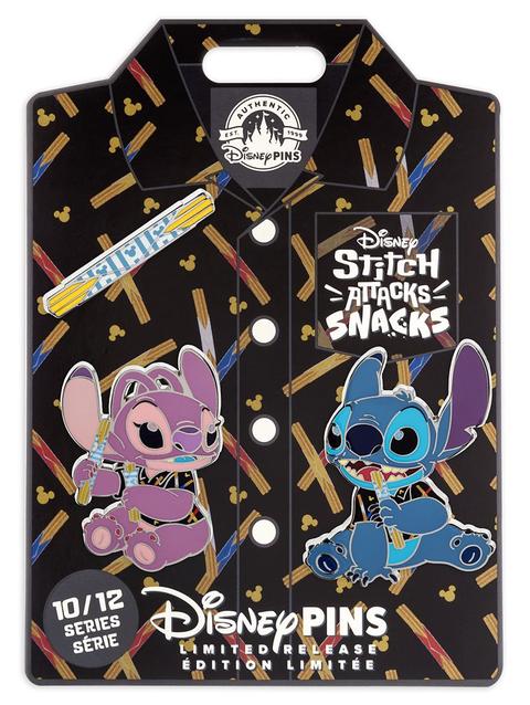 Stitch Attacks Snacks Pin Set – Churro – October – Limited Release