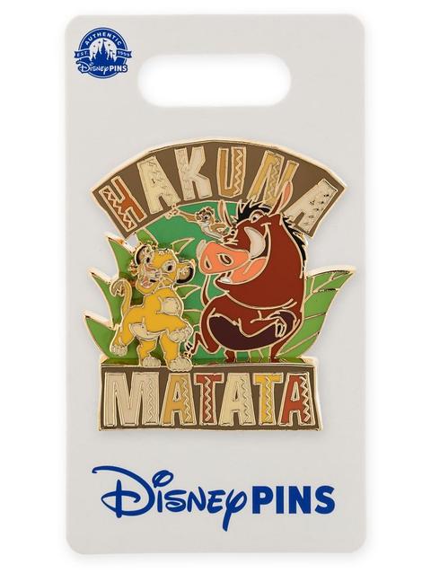 Simba, Timon, and Pumbaa ''Hakuna Matata'' Pin – The Lion King