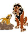 Simba and Scar Pin Set – The Lion King