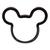 Mickey Mouse Icon Stroller Hook by Petunia Pickle Bottom – Black