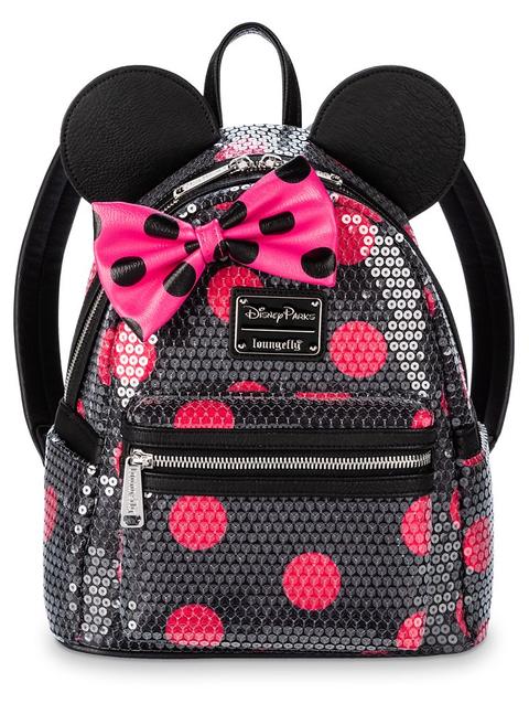 Minnie Mouse Sequined Polka Dot Loungefly Mini Backpack