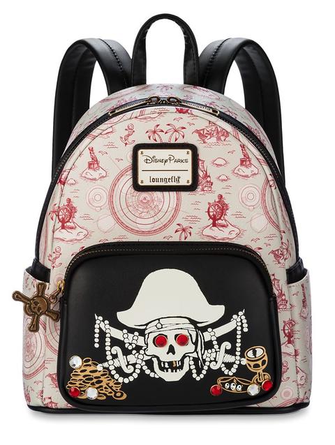 Pirates of the Caribbean Glow-in-the-Dark Loungefly Mini Backpack