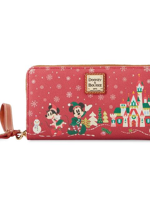 Mickey Mouse Family Christmas Dooney & Bourke Wristlet Wallet