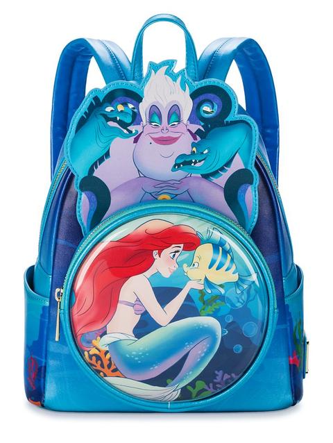 The Little Mermaid 35th Anniversary Glow-in-the-Dark Loungefly Mini Backpack