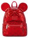 Minnie Mouse Red Sequin Loungefly Mini Backpack