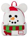 Mickey Mouse Snowman Holiday Loungefly Mini Backpack