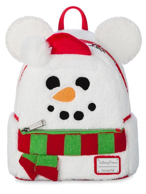 Mickey Mouse Snowman Holiday Loungefly Mini Backpack