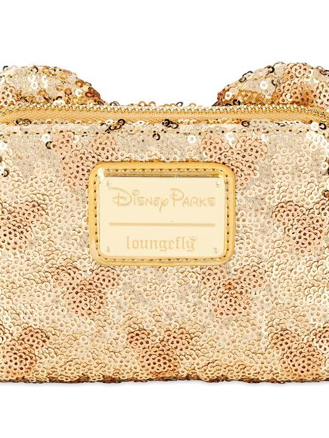 Minnie Mouse Gold Sequin Loungefly Wallet