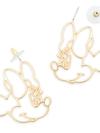 Minnie Mouse Face Hoop Earrings by BaubleBar