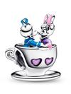 Donald Duck and Daisy Duck Teacup Charm by Pandora – Mad Tea Party – Disney Parks