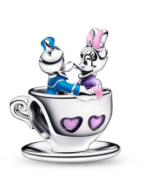 Donald Duck and Daisy Duck Teacup Charm by Pandora – Mad Tea Party – Disney Parks