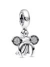 Minnie Mouse Bridal Ear Headband and Ring Double Dangle Charm by Pandora – Disney Parks