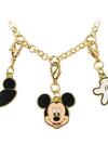 Mickey Mouse Charm Bracelet and Pouch Set