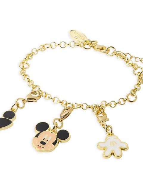 Mickey Mouse Charm Bracelet and Pouch Set