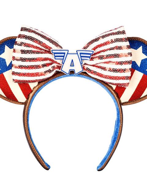 Captain America Ear Headband for Adults