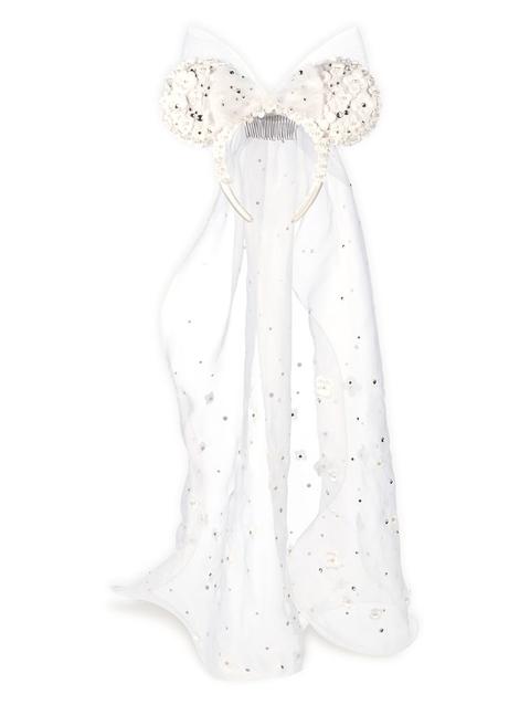 Minnie Mouse Bride Ear Headband with Veil for Adults by Vera Wang – Limited Release