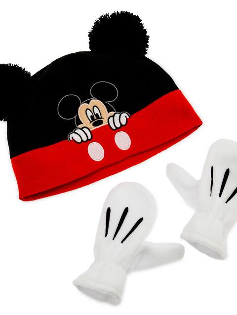 Mickey Mouse Cap and Mittens Set for Baby