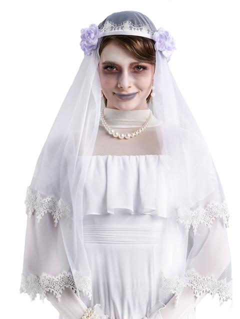 The Haunted Mansion Bride Light-Up Veil for Adults