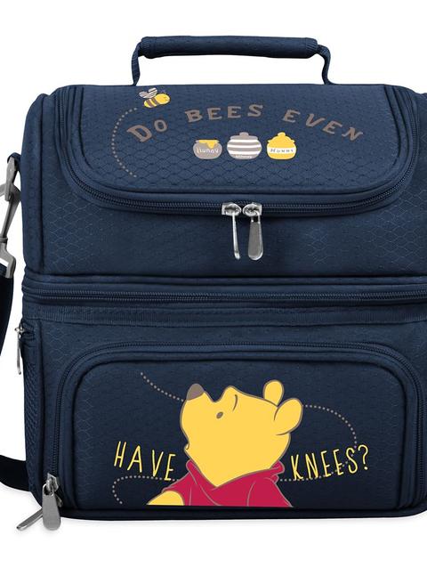 Winnie the Pooh Insulated Lunch Cooler Bag with Picnic Set