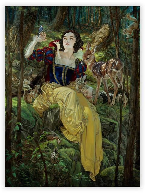 Snow White ''With a Smile and a Song'' Giclée by Heather Edwards – Limited Edition