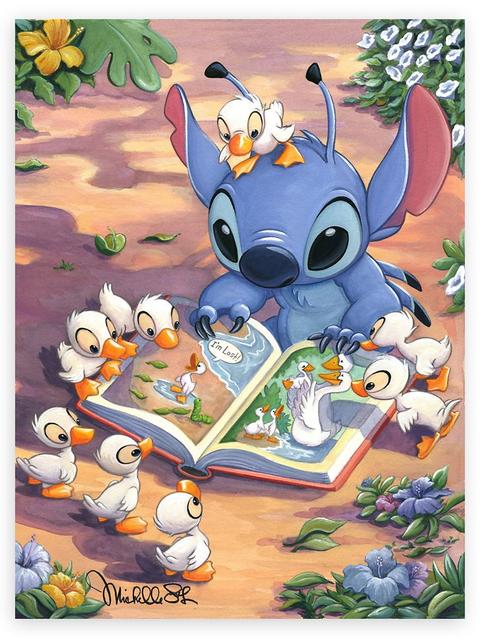 Stitch ''Finding Family'' Giclée by Michelle St.Laurent – Limited Edition