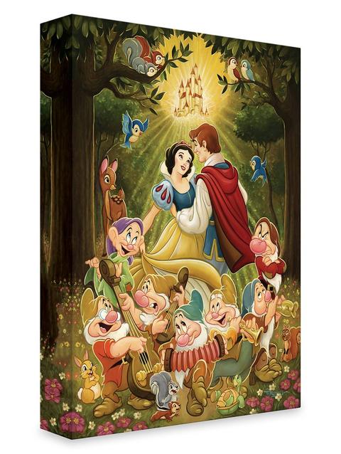 Snow White and the Seven Dwarfs ''Happily Ever After'' Giclée by Tim Rogerson – Limited Edition