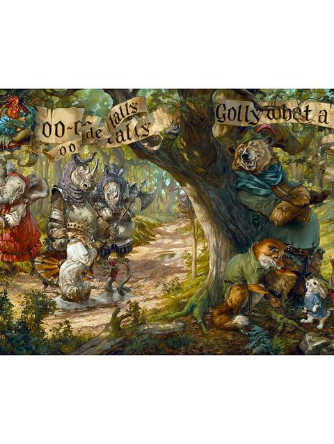 Robin Hood ''Oo-De-Lally'' by Heather Edwards Hand-Signed & Numbered Canvas Artwork – Limited Edition