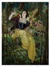 Snow White ''With a Smile and a Song'' by Heather Edwards Hand-Signed & Numbered Canvas Artwork – Limited Edition