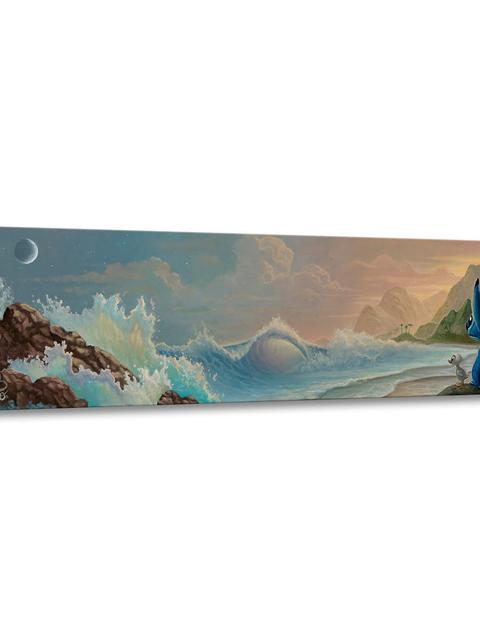 Stitch ''Aloha Sunset'' by Jared Franco Hand-Signed & Numbered Canvas Artwork – Limited Edition