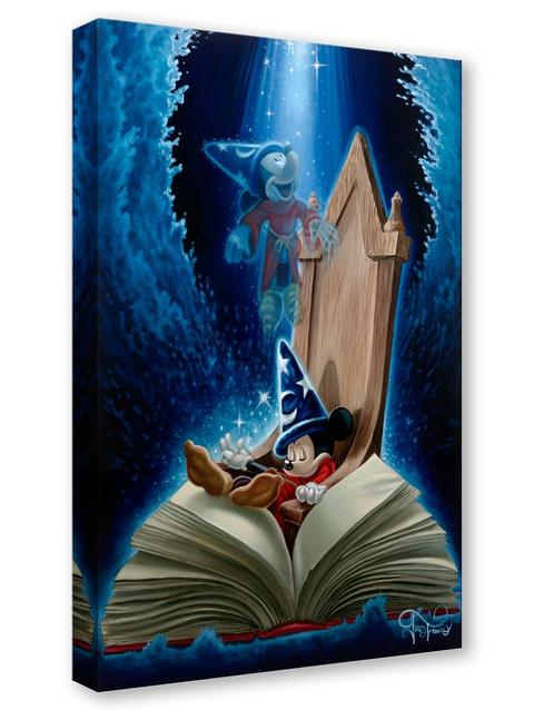 Sorcerer Mickey Mouse ''Dreaming of Sorcery'' by Jared Franco Hand-Signed & Numbered Canvas Artwork – Limited Edition