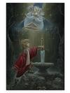 The Sword in the Stone ''Hail King Arthur'' by Jared Franco Hand-Signed & Numbered Canvas Artwork – Limited Edition