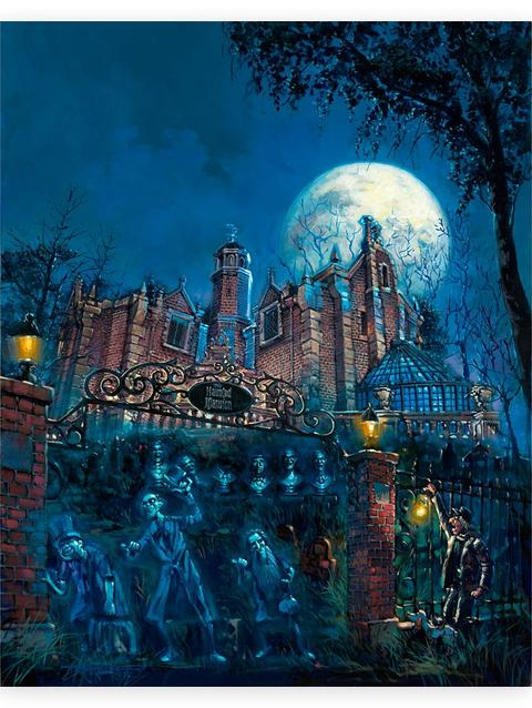 The Haunted Mansion ''Haunted Mansion'' Signed Giclée by Rodel Gonzalez – Limited Edition