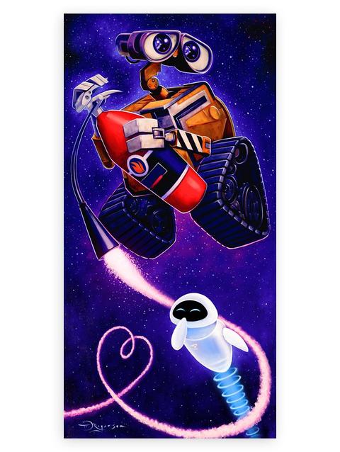 WALL•E ''WALL•E and E.V.E.'' Signed Giclée by Tim Rogerson – Limited Edition