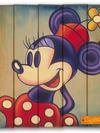 Minnie Mouse ''Little Miss Minnie'' Signed Giclée on Wood by Trevor Carlton – Limited Edition